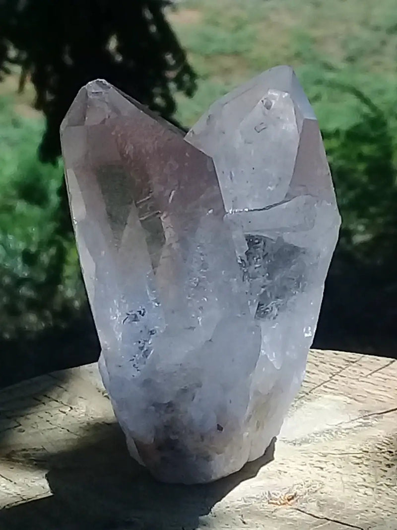 Chargez l&#39;image dans la visionneuse de la galerie, Double pointe de Cristal de roche Grade A ++++ 7 x 5 x 3,5cm Double pointe de Cristal de roche 7 x 5 x 3,5cm
