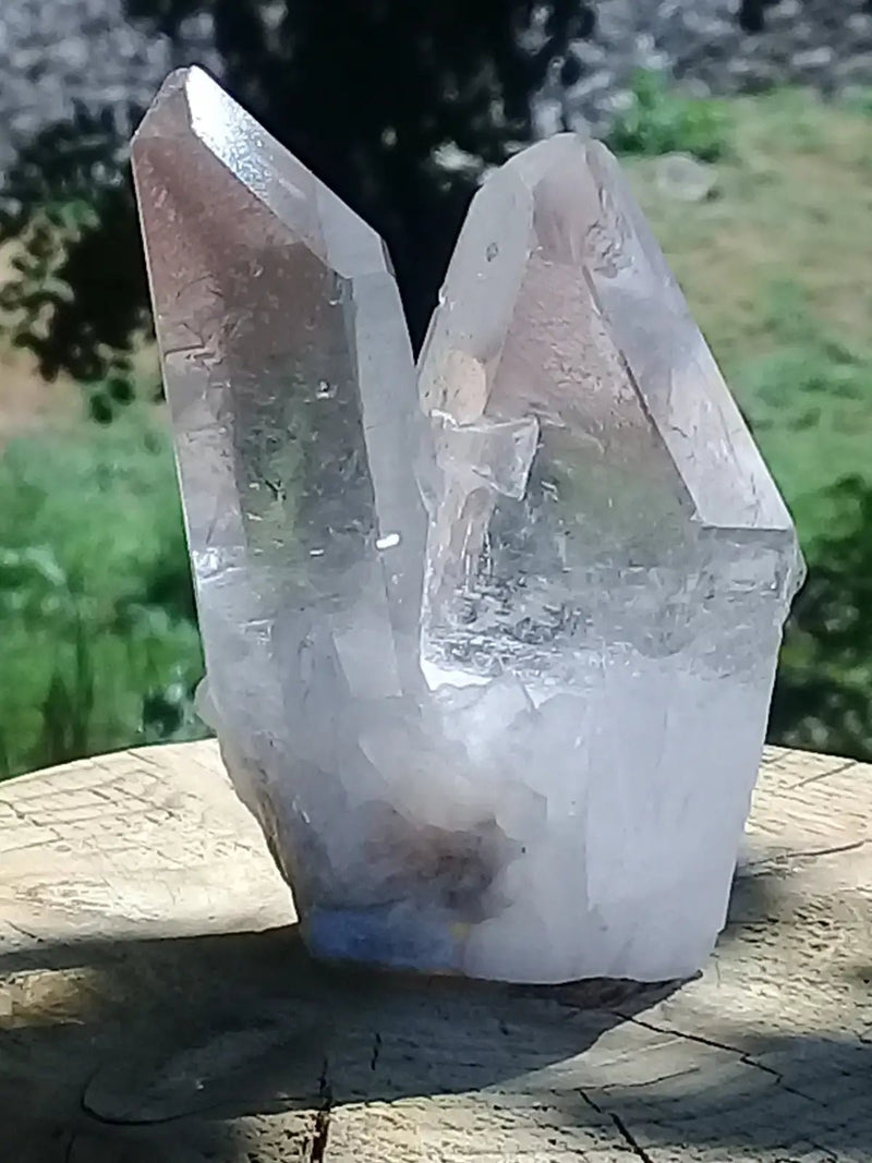 Chargez l&#39;image dans la visionneuse de la galerie, Double pointe de Cristal de roche Grade A ++++ 7 x 5 x 3,5cm Double pointe de Cristal de roche 7 x 5 x 3,5cm
