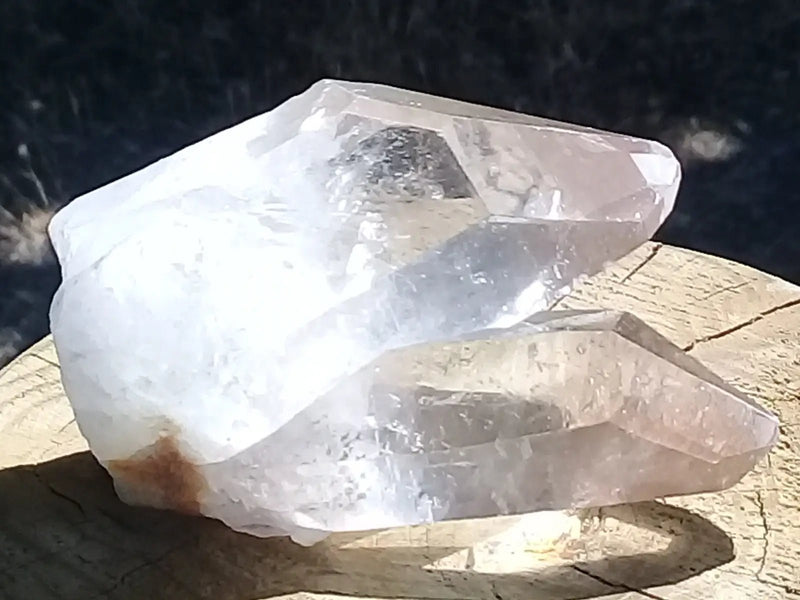 Chargez l&#39;image dans la visionneuse de la galerie, Double pointe de Cristal de roche Grade A ++++ 7 x 5 x 3,5cm Double pointe de Cristal de roche 7 x 5 x 3,5cm
