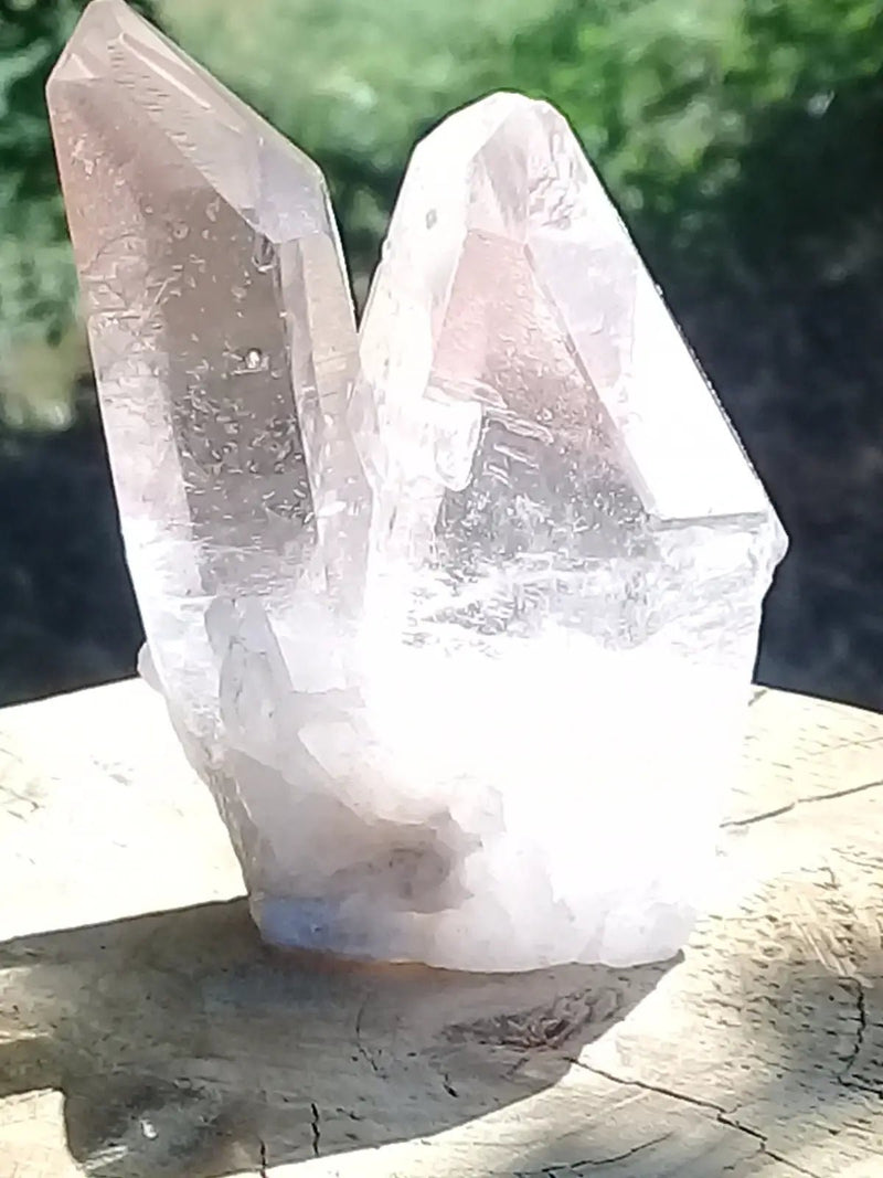 Chargez l&#39;image dans la visionneuse de la galerie, Double pointe de Cristal de roche Grade A ++++ 7 x 5 x 3,5cm Double pointe de Cristal de roche 7 x 5 x 3,5cm
