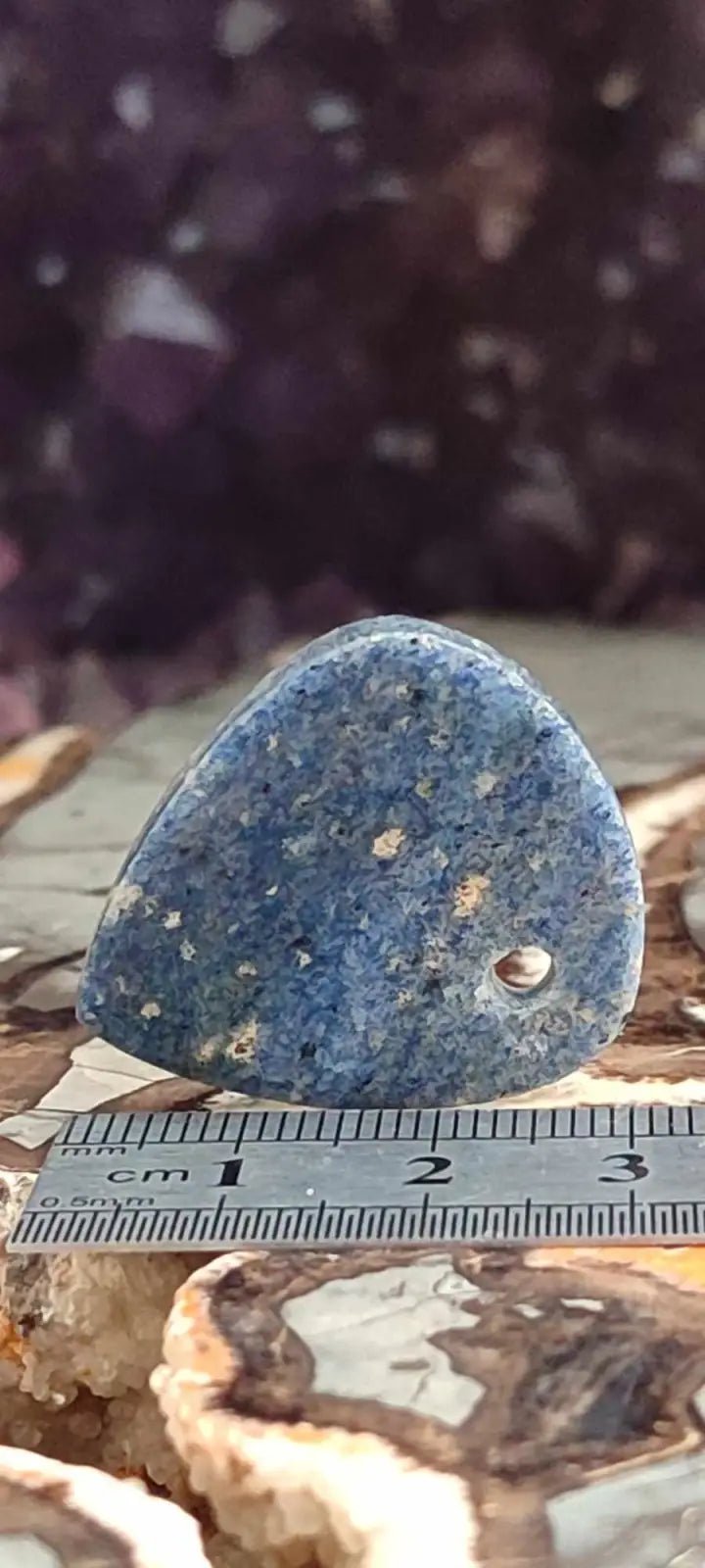 Load image into Gallery viewer, Dumortiérite du Brésil médiator Grade A+++ Dumortiérite médiator
