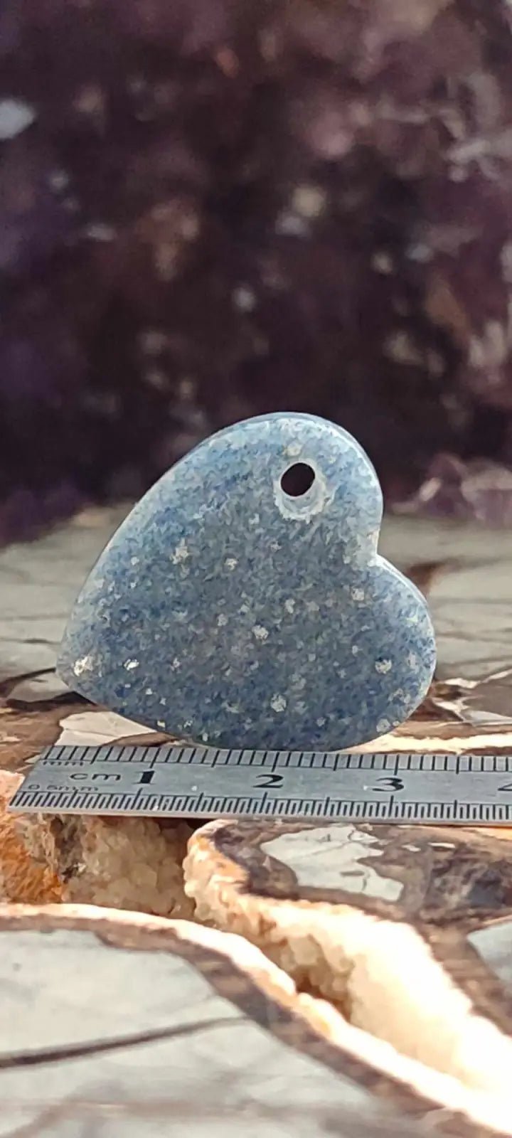 Load image into Gallery viewer, Dumortiérite du brésil médiator Grade A+++ Dumortiérite médiator
