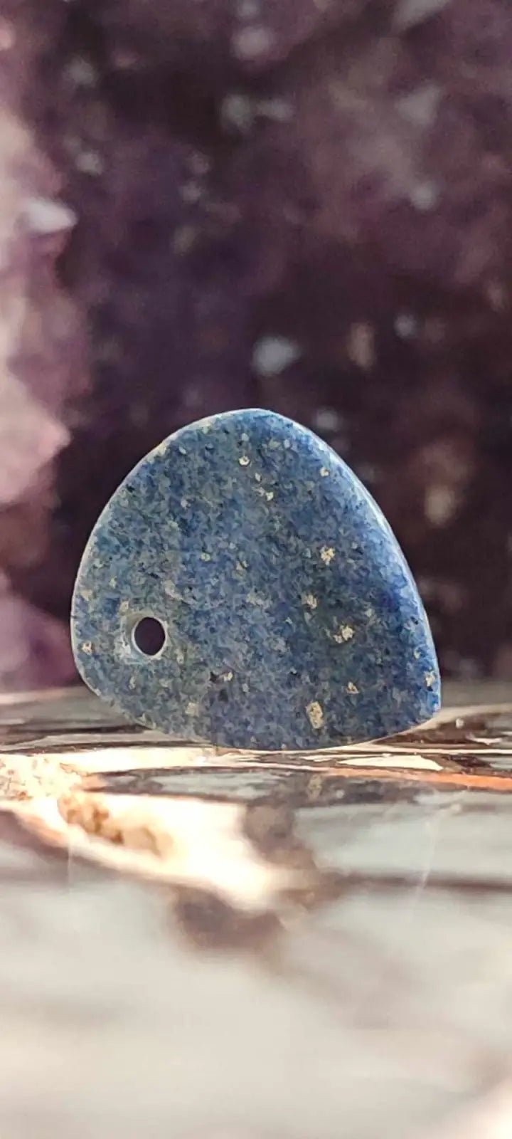 Load image into Gallery viewer, Dumortiérite du Brésil médiator Grade A+++ Dumortiérite médiator
