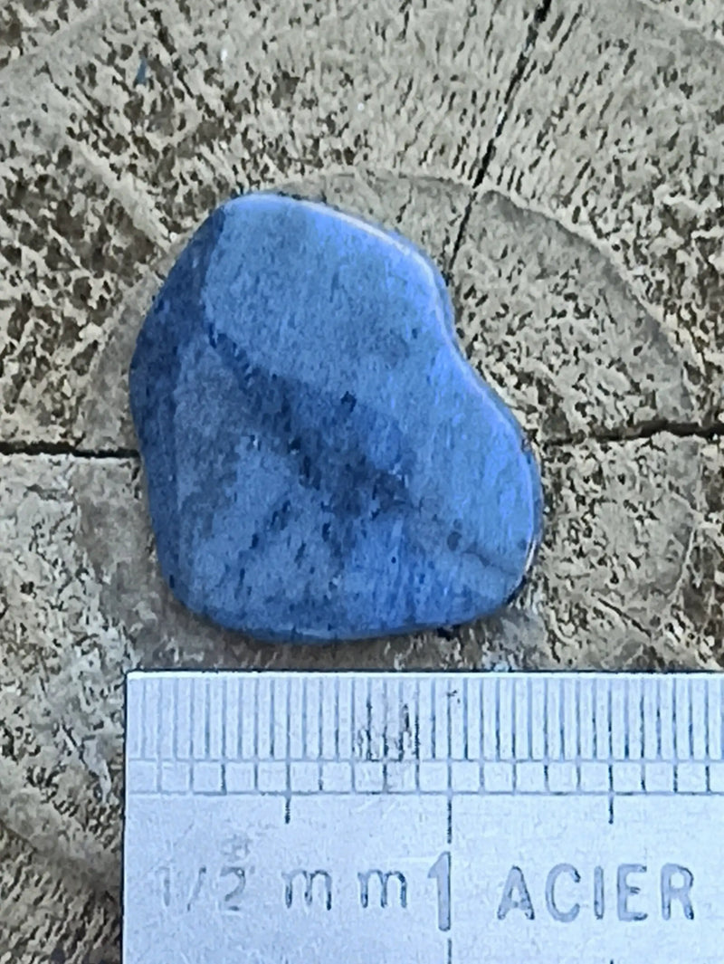 Load image into Gallery viewer, Dumortiérite du Brésil pierre roulée Grade A++++ Dumortiérite pierre roulée Dans la besace du p&#39;tit Poucet   
