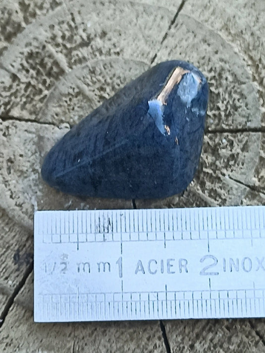 Dumortiérite du Brésil pierre roulée Grade A++++ Dumortiérite pierre roulée Dans la besace du p'tit Poucet   