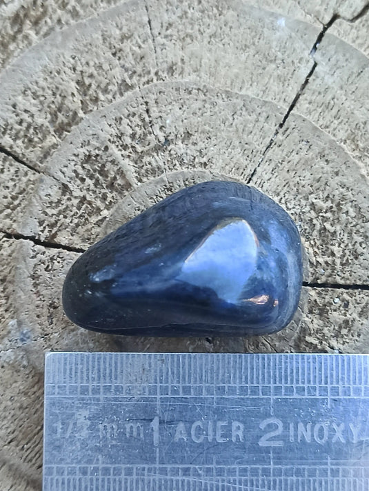 Dumortiérite du Brésil pierre roulée Grade A++++ Dumortiérite pierre roulée Dans la besace du p'tit Poucet   
