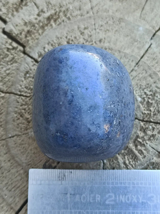 Dumortiérite du Brésil pierre roulée Grade A++++ Dumortiérite pierre roulée