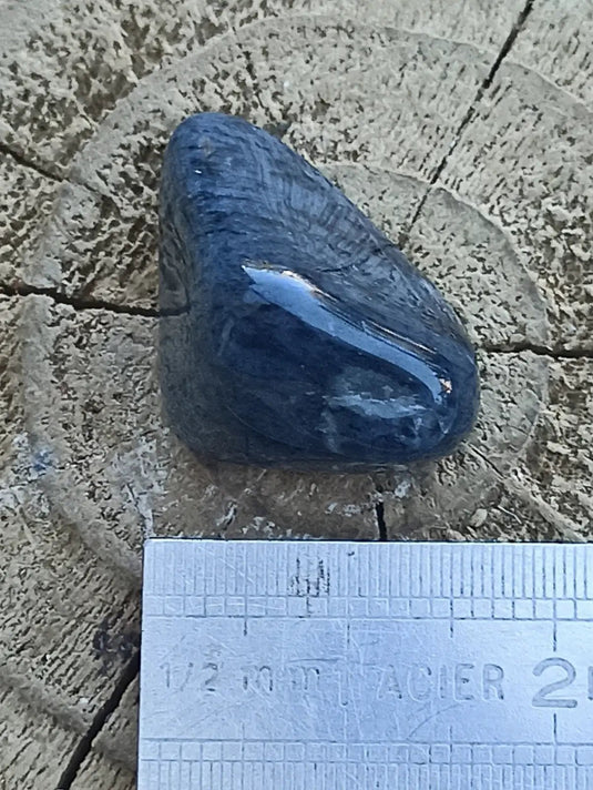 Dumortiérite du Brésil pierre roulée Grade A++++ Dumortiérite pierre roulée