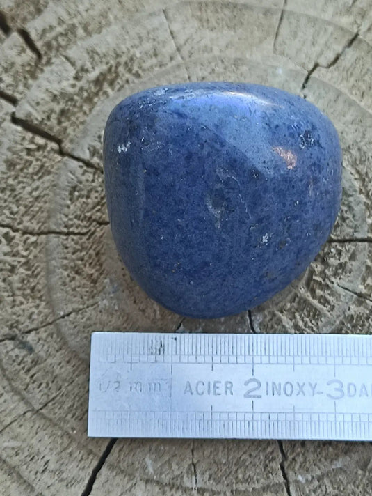 Dumortiérite du Brésil pierre roulée Grade A++++ Dumortiérite pierre roulée