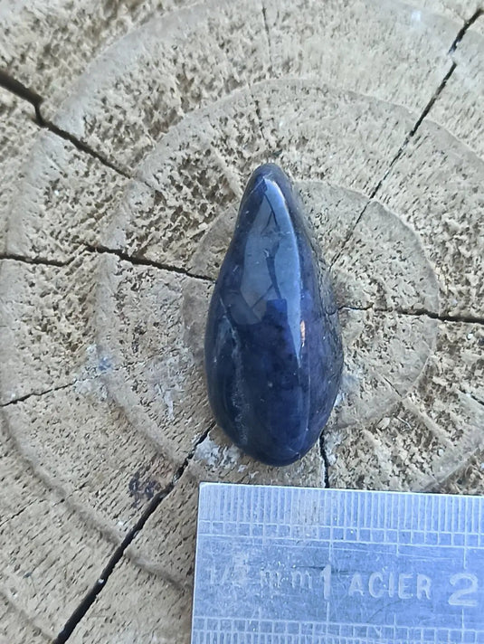 Dumortiérite du Brésil pierre roulée Grade A++++ Dumortiérite pierre roulée