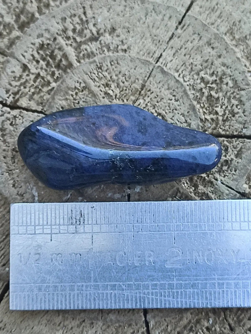 Load image into Gallery viewer, Dumortiérite du Brésil pierre roulée Grade A++++ Dumortiérite pierre roulée
