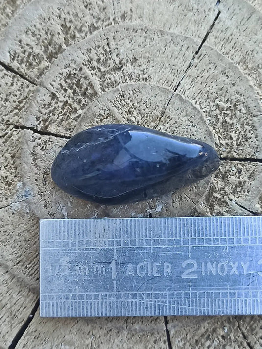 Dumortiérite du Brésil pierre roulée Grade A++++ Dumortiérite pierre roulée