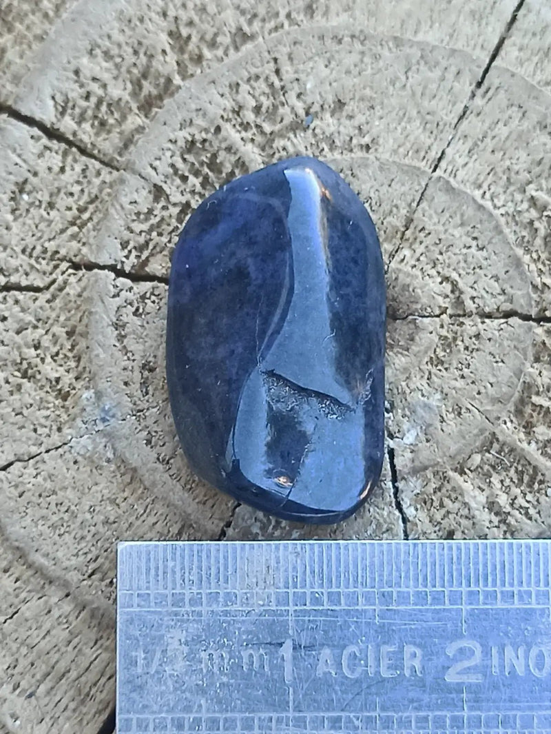 Load image into Gallery viewer, Dumortiérite du brésil pierre roulée Grade A++++ Dumortiérite pierre roulée
