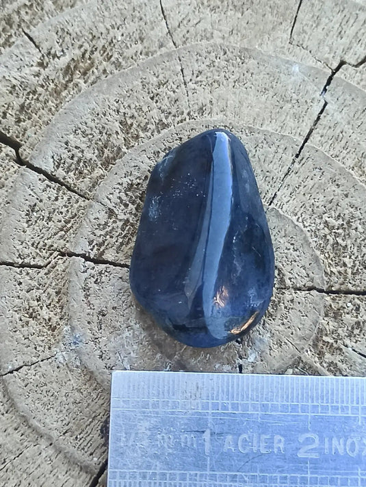 Dumortiérite du Brésil pierre roulée Grade A++++ Dumortiérite pierre roulée