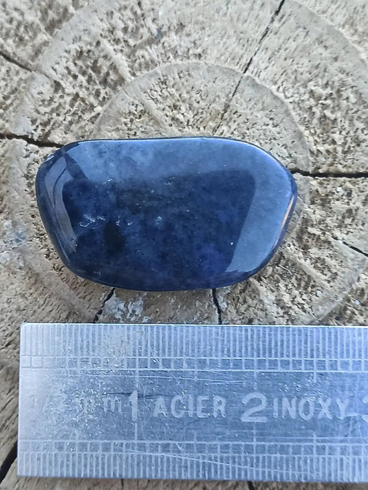 Dumortiérite du brésil pierre roulée Grade A++++ Dumortiérite pierre roulée