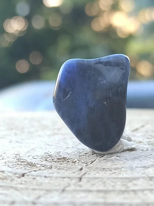 Dumortiérite du Brésil pierre roulée Grade A++++ Dumortiérite pierre roulée