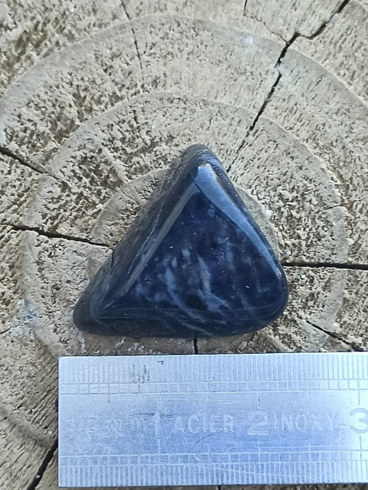 Dumortiérite du Brésil pierre roulée Grade A++++ Dumortiérite pierre roulée