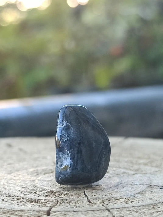 Dumortiérite du Brésil pierre roulée Grade A++++ Dumortiérite pierre roulée