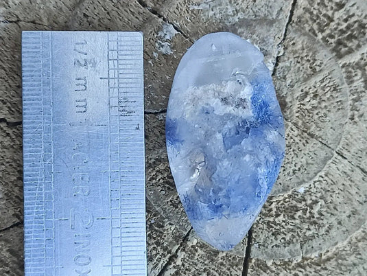 Dumortiérite/Quartz du Brésil RARE pierre roulée Grade A++++ Dumortiérite pierre roulée