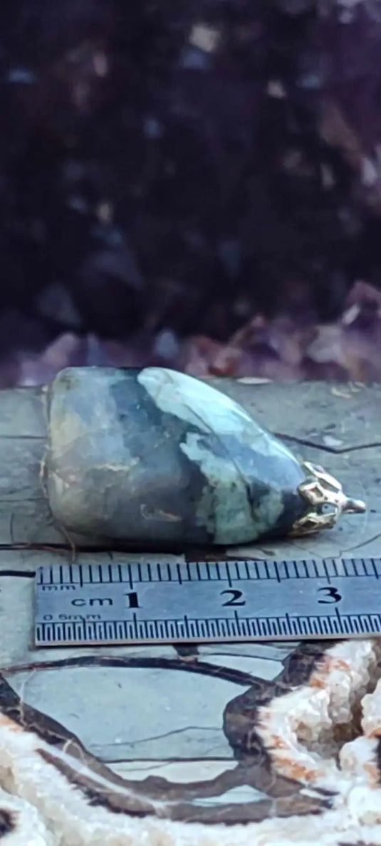 Emeraude de Zambie pendentif Grade A++++ (fourni avec cordon) Emeraude pendentif