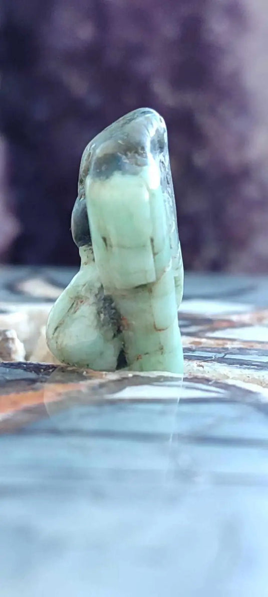 Emeraude de Zambie pierre roulée Grade A++++ Emeraude pierre roulée