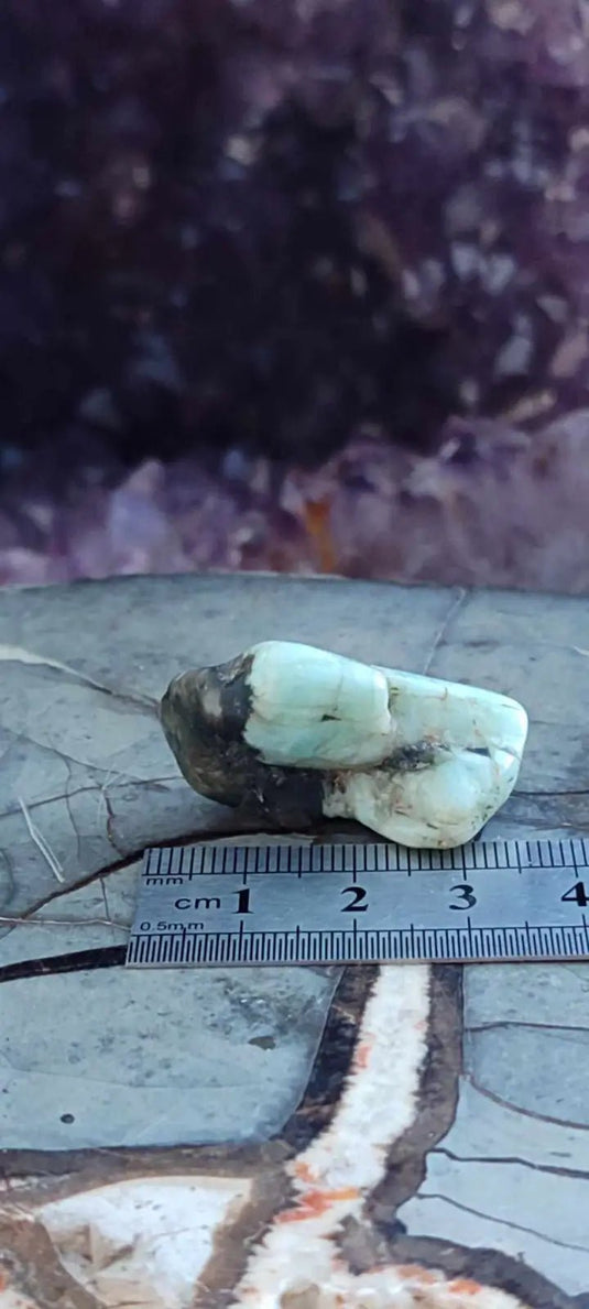 Emeraude de Zambie pierre roulée Grade A++++ Emeraude pierre roulée