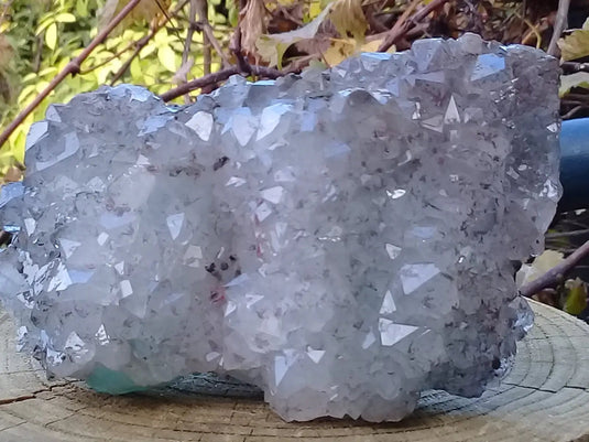 Fluorite bleue et claire de France avec inclusions de Pyrite pierre brute Grade A++++ Fluorite bleue et claire de France avec inclusions