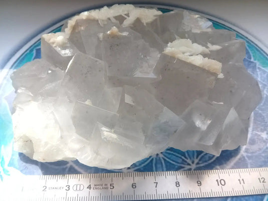 Fluorite claire brute Grade A ++++ pièce de Collection Fluorite claire brute