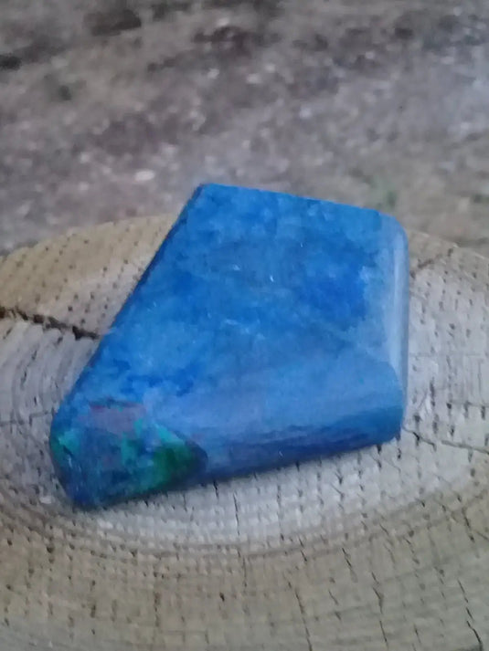 Galet Azurite Malachite 7 X 4,5 X 2 Grade A ++++ Galet Azurite Malachite