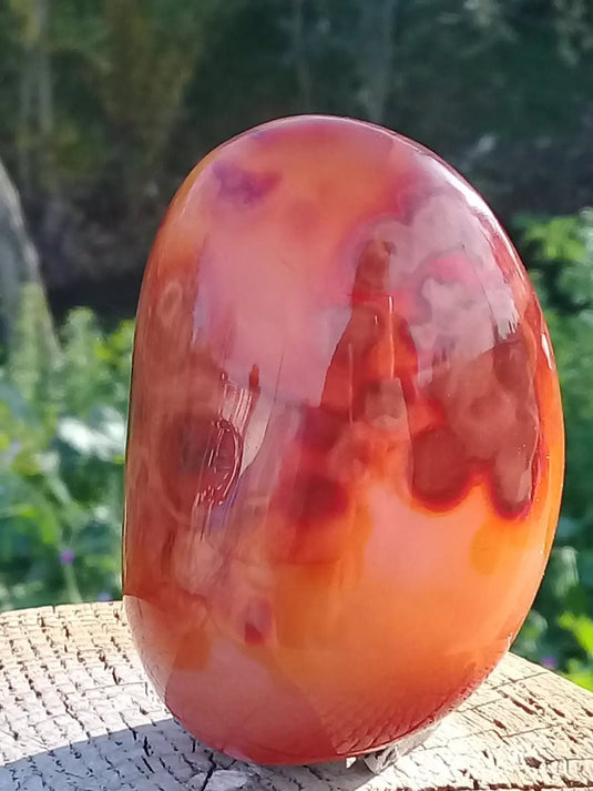 Galet de Cornaline Grade A ++++ Galet de Cornaline