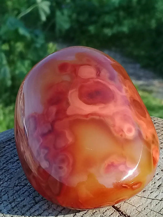 Galet de Cornaline Grade A ++++ Galet de Cornaline