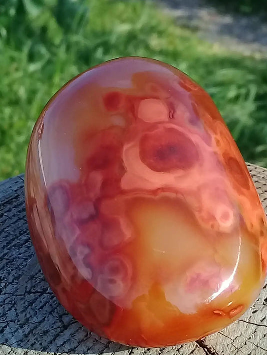 Galet de Cornaline Grade A ++++ Galet de Cornaline