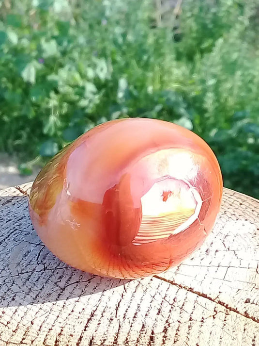 Galet de Cornaline Grade A ++++ Galet de Cornaline