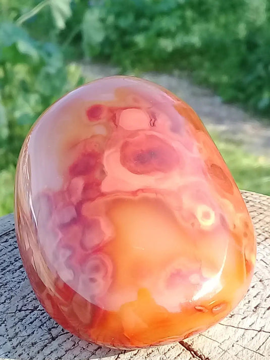 Galet de Cornaline Grade A ++++ Galet de Cornaline