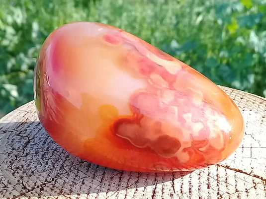 Galet de Cornaline Grade A ++++ Galet de Cornaline