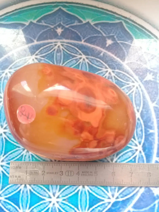 Galet de Cornaline Grade A ++++ Galet de Cornaline