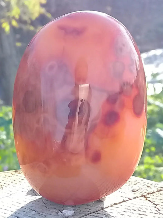 Galet de Cornaline Grade A ++++ Galet de Cornaline