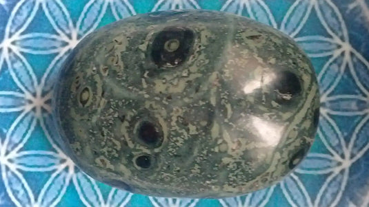 Galet Jaspe vert de Kambaba Grade A ++++ Galet Jaspe vert de Kambaba