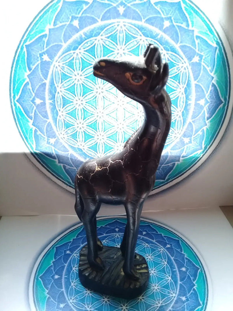 Chargez l'image dans la visionneuse de la galerie, Girafe en bois Girafe en bois
