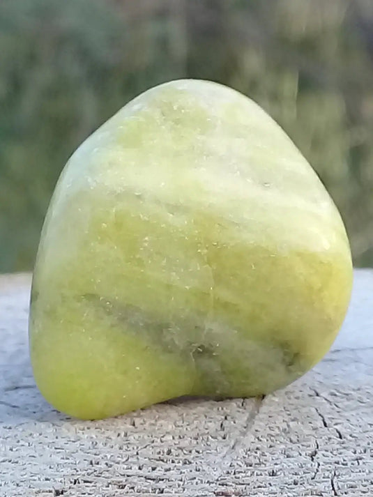 Healerite Serpentine pierre roulée Grade A+++ (Très rare) Healerite Serpentine pierre roulée