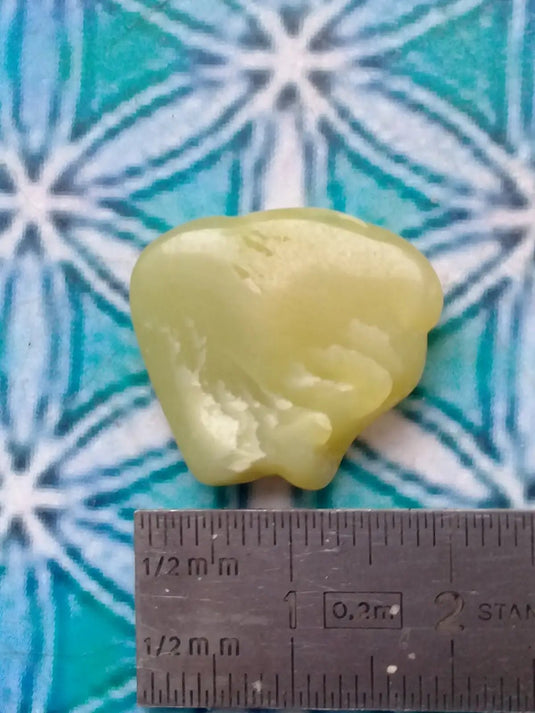 Healerite Serpentine pierre roulée Grade A ++++ (Très rare) Healerite Serpentine pierre roulée