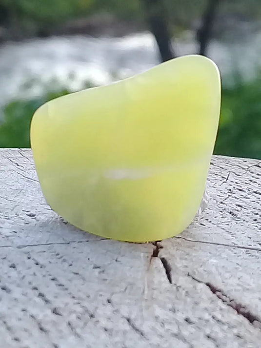 Healerite Serpentine pierre roulée Grade A ++++ (Très rare) Healerite Serpentine pierre roulée