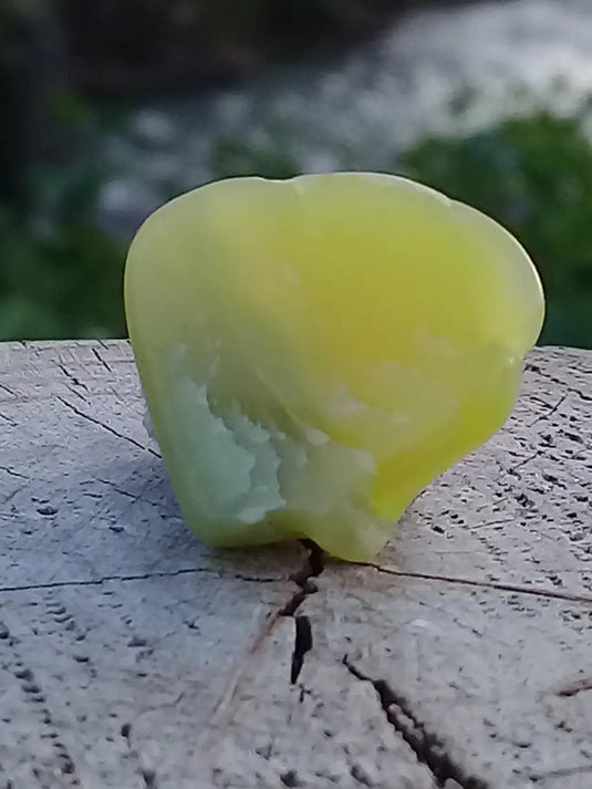 Healerite Serpentine pierre roulée Grade A ++++ (Très rare) Healerite Serpentine pierre roulée