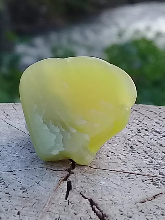 Healerite Serpentine pierre roulée Grade A ++++ (Très rare) Healerite Serpentine pierre roulée