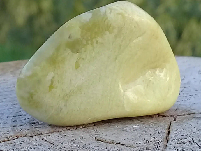 Healerite Serpentine pierre roulée Grade A +++ (Très Rare) Healerite Serpentine pierre roulée