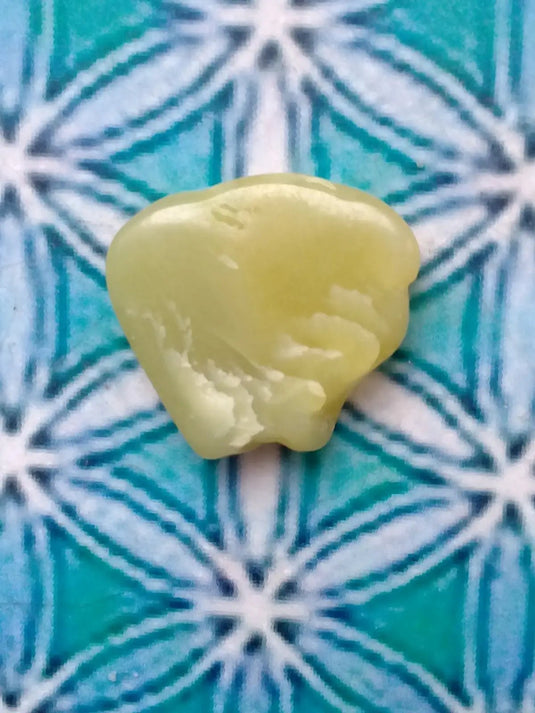 Healerite Serpentine pierre roulée Grade A ++++ (Très rare) Healerite Serpentine pierre roulée