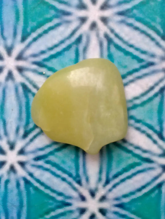 Healerite Serpentine pierre roulée Grade A ++++ (Très rare) Healerite Serpentine pierre roulée