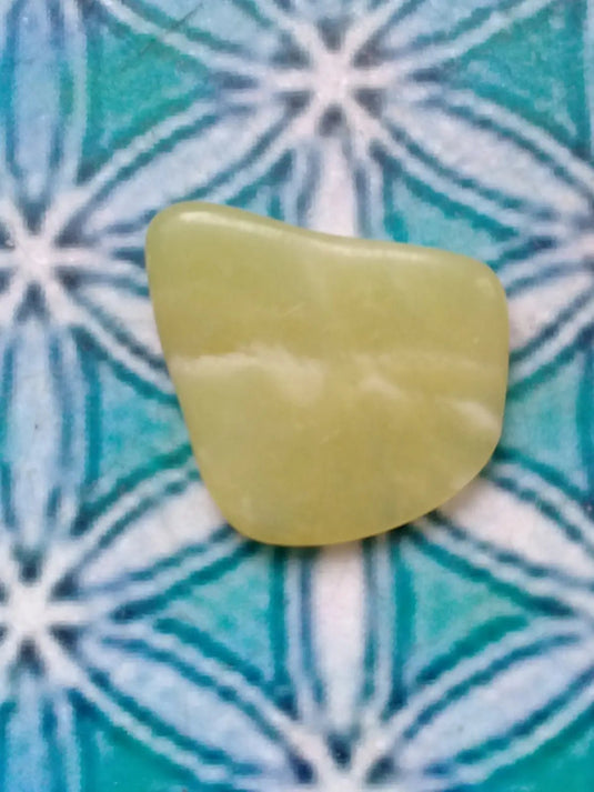 Healerite Serpentine pierre roulée Grade A ++++ (Très rare) Healerite Serpentine pierre roulée