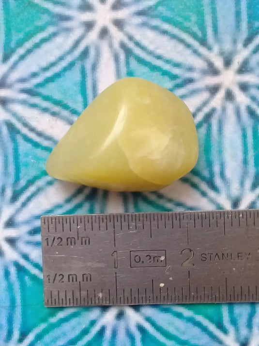 Healerite Serpentine pierre roulée Grade A ++++ (Très rare) Healerite Serpentine pierre roulée