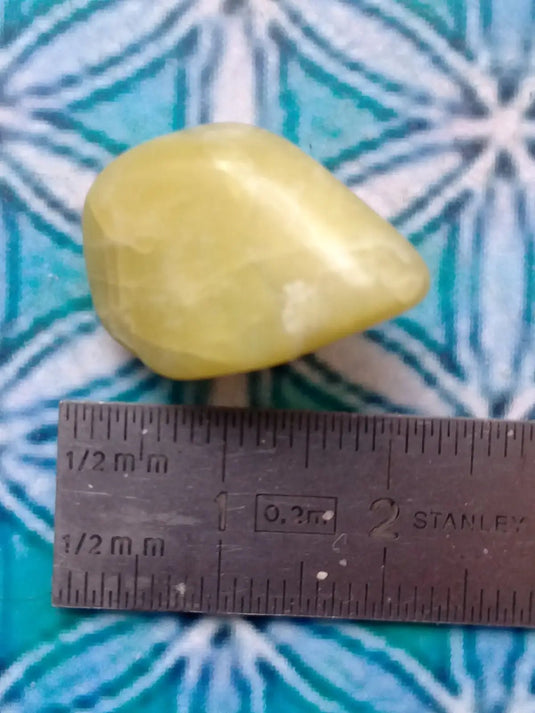 Healerite Serpentine pierre roulée Grade A ++++ (Très rare) Healerite Serpentine pierre roulée